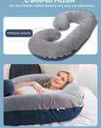 C-Shaped Body Pregnancy Pillow