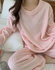 Winter Soft Velvet Pajamas Set