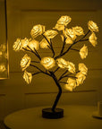 Blossom Bliss Glowing Rose Tree LED rose tree decor Whimsical glowing rose tree Romantic ambiance lighting Lifelike rose blossom lights Enchanting home decor centerpiece LED flower tree decoration Magical garden-inspired decor Soft glow rose tree lights Romantic home lighting accent