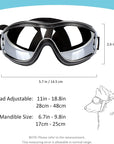 Dog eye protection Canine eyewear Pet goggles Adjustable dog glasses Doggy eye gear Puppy eyewear Dog sunnies Pet eye protection Adjustable dog shades Dog UV goggles