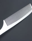 Stainless Steel Silver Barber Comb