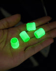 Fluorescent Night Glowing Valve Caps