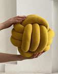 Knotted Ball Throw Pillow