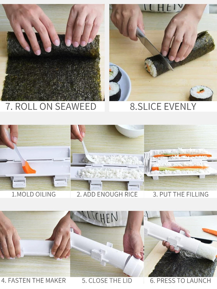 Sushi maker kit DIY sushi kit Homemade sushi set Sushi rolling kit Sushi making supplies Sushi chef kit Sushi making essentials Sushi rolling tools Sushi making kit for beginners Japanese cuisine kit