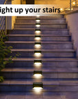 Waterproof solar deck step lights Solar-powered outdoor step lights Waterproof LED deck lights Solar deck lighting for steps Weather-resistant solar step lights Outdoor solar lights for deck stairs Solar-powered pathway lights Waterproof outdoor lighting for decks Solar deck rail lights LED step lights with solar power