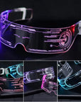 Luminous LED Glasses for Festive Brilliance