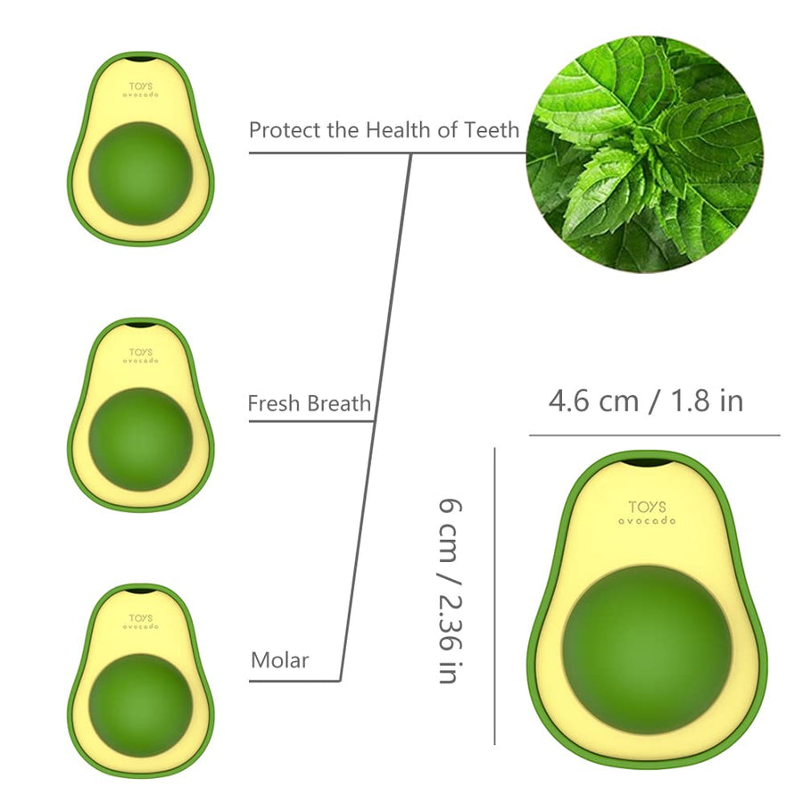 Avocado mint ball toy Pet chew toy Mint scented pet toy Interactive ball toy Durable pet toy Flavorful pet plaything Chewable avocado toy Pet fetch toy Mint-infused pet ball Entertaining pet toy