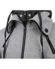 Double Zipper Hoodie Jacket for Men