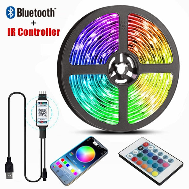  Bluetooth control RGB strip lights Smartphone controlled LED strips Customizable RGB lighting effects Dynamic LED strip lights Multicolor LED tape lights App-controlled RGB light strips Smart LED strip lighting Wireless RGB strip lights Mood lighting for home Ambiance-enhancing LED strips