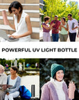 UV sterilization water bottle Water bottle with UV light purification UV-C water bottle for germ-free hydration Sterilizing water bottle with ultraviolet light Portable UV water purifier bottle UV sterilizer water flask for clean drinking water UV disinfection bottle for on-the-go sanitation Germicidal water bottle with UV technology Ultraviolet water purifying bottle UV water filter bottle for safe hydration