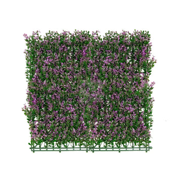 Artificial lavender wall panels Lifelike lavender foliage UV-resistant purple foliage Easy-to-install wall panels Maintenance-free lavender decor Indoor/outdoor lavender panels Vibrant purple foliage panels Long-lasting lavender wall decor Versatile artificial foliage panels Lavender-inspired wall covering
