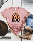 Halloween Boo Shirt, Gnomes Halloween Rainbow shirt