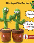 "A cuddly and interactive baby cactus toy that sings, dances, and repeats your words for endless entertainment