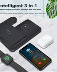 Wireless charger Fast charging station Multi-device charger Charging dock Smartphone charger Smartwatch charger Earbuds charger Tech accessories Charging hub Wireless charging stand