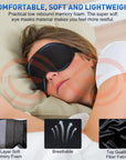 Eye mask Sleep aid Sleeping accessory Contoured eye mask Light-blocking mask Sleep mask for travel Comfortable eye cover Relaxation accessory Sleepwear accessory Eye mask for sleeping