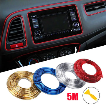 Stylish and durable flexible car moulding strips, suitable for creating decorative accents on car interiors and exteriors.