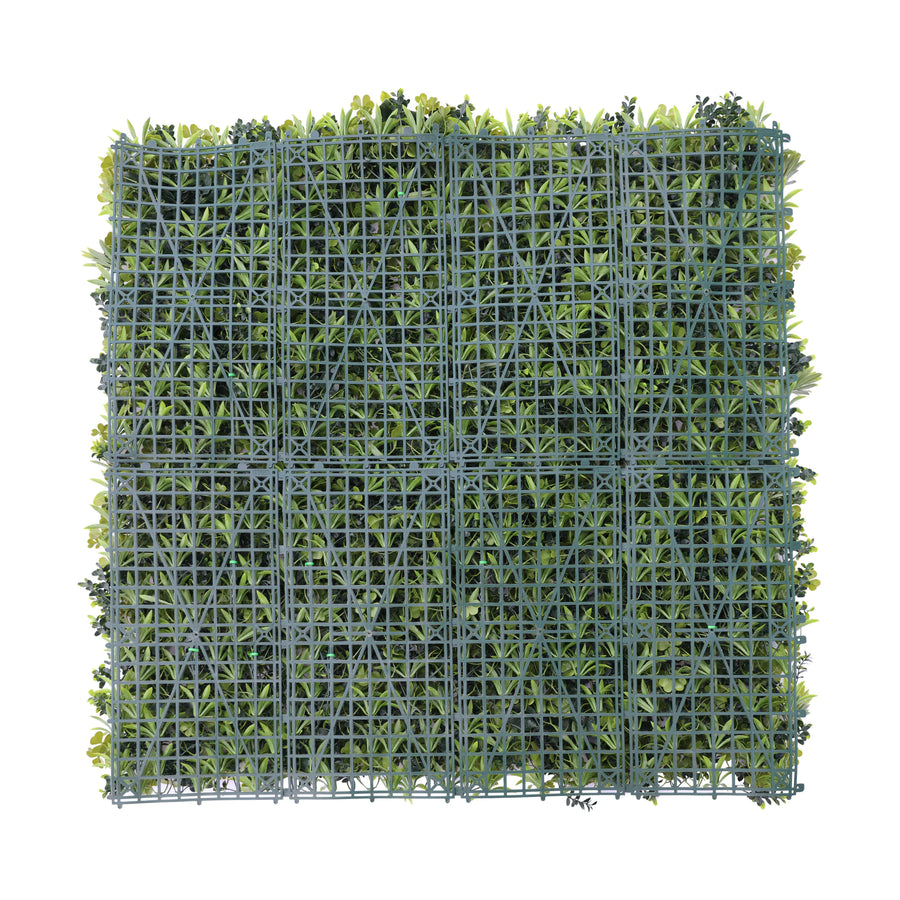 Sample Panel of White Oasis Artificial Vertical Garden (Small Sample) UV Resistant