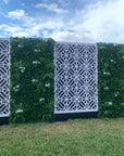 Snowy White Artificial Vertical Garden 40" x 40" 11SQ FT UV Resistant