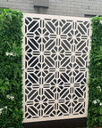 Snowy White Artificial Vertical Garden 40" x 40" 11SQ FT UV Resistant
