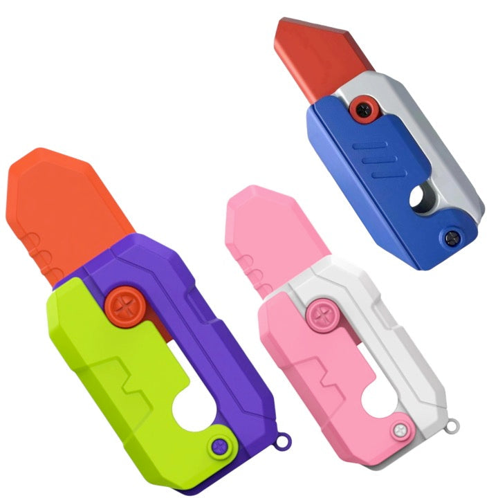 An innovative fidget toy with a sleek blade design, perfect for keeping hands busy and minds calm."