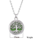 Aromatherapy necklace Tree of life pendant Essential oil diffuser necklace Nature-inspired jewelry Aromatherapy jewelry Stylish wellness accessory Essential oil necklace Tranquility pendant Relaxation jewelry Aromatherapy diffuser pendant