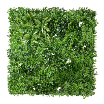 White oasis artificial vertical garden Faux vertical garden with white oasis design Artificial oasis wall panel with white foliage Decorative vertical garden featuring white oasis accents Synthetic oasis wall with lifelike white plants White oasis artificial green wall for indoor and outdoor decor Oasis-inspired artificial greenery wall with white elements Faux vertical garden panel adorned with white oasis motifs White oasis artificial plant wall for home and event decor 