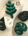 Green Leaf Plush Pillows