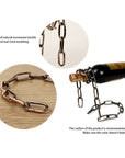 Magic Iron Chain Wine Bottle Holder