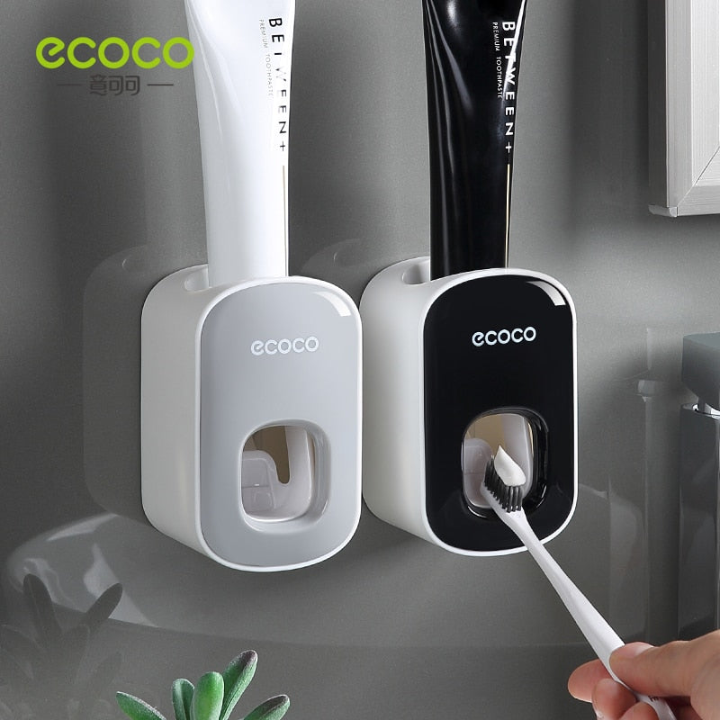 Automatic Toothpaste Dispenser Wall-Mount Toothpaste Holder Hands-Free Toothpaste Squeezer Sensor-Operated Toothpaste Dispenser Wall-Mounted Toothpaste Pump Touchless Toothpaste Dispenser Adhesive Toothpaste Holder Bathroom Toothpaste Organizer Space-Saving Toothpaste Dispenser Convenient