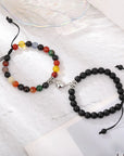Natural Stone Beads Couple Magnetic Bracelets