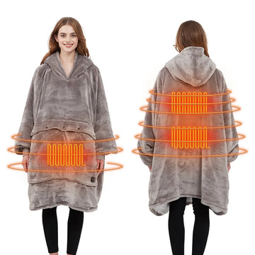 An oversized, cozy Winter Lazy Hoodie with a hooded sweatshirt design for winter comfort and fashion