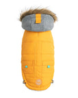 Winter sailor parka Yellow winter parka coat Sailor-style parka for cold weather Hooded winter jacket in yellow Warm and stylish winter outerwear Quilted parka coat for chilly days Insulated winter parka with hood Fashionable yellow parka for winter Cozy sailor-inspired parka jacket Cold weather sailor parka in yellow