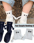 Magnetic Holding Hands Couple Socks