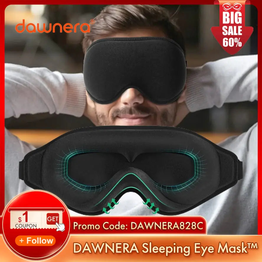 Eye mask Sleep aid Sleeping accessory Contoured eye mask Light-blocking mask Sleep mask for travel Comfortable eye cover Relaxation accessory Sleepwear accessory Eye mask for sleeping