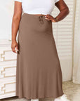 Full Size Soft Maxi Skirt