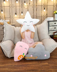 : Adorable animal-shaped plush pillows