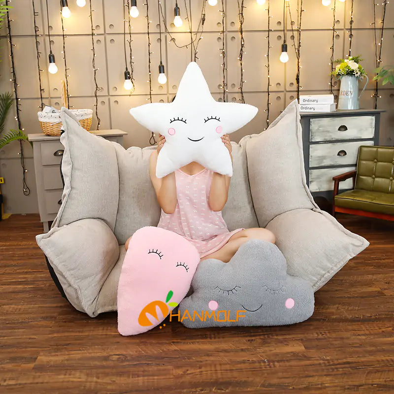 : Adorable animal-shaped plush pillows