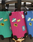 Fashion Silicone Luggage Tags Set