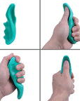 Handheld massager Thumb saver tool Manual massage device Portable relaxation aid Stress relief tool Ergonomic massager Muscle tension reliever Finger pressure massager Personal massage accessory Compact thumb massager