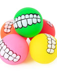 Pet Ball Teeth Silicon Chew Toys for Large Breeds
