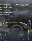 Bone conduction headphones Open ear audio headset Waterproof headphones Outdoor audio gear Bone conduction technology Ambient noise awareness Secure fit headphones Workout audio headset Innovative audio solution Waterproof bone conduction headset