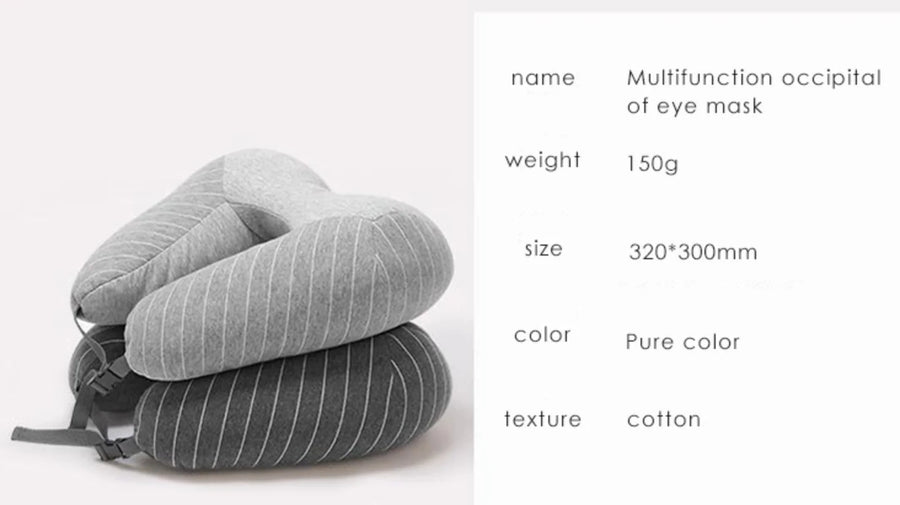 ravel pillow with eye mask Neck pillow and eye mask set Travel neck cushion with eye shade Memory foam travel pillow Sleep mask and pillow combo Portable travel pillow and eye cover Neck support pillow with eye mask Travel comfort set Neck rest and eye shade bundle Adjustable travel pillow and mask