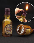 Whiskey bottle lighter Novelty lighter shaped like a whiskey bottle Refillable butane lighter in the form of a whiskey bottle Unique whiskey-themed lighter for enthusiasts Collectible lighter resembling a miniature whiskey bottle Whiskey bottle-shaped refillable lighter Novelty flame lighter in the design of a whiskey bottle Fun and functional whiskey bottle butane lighter Pocket-sized whiskey bottle lighter for on-the-go use Cool gift idea for whiskey lovers: the whiskey bottle lighter