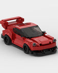 Porsche 911RWB replica toy Building blocks for car enthusiasts Wide body brick car model Customizable sports car brick toy Iconic Porsche building blocks set Collectible car brick model Creative building toy for kids Porsche 911RWB-inspired brick set Detailed brick car construction kit Brick toy for racing enthusiasts