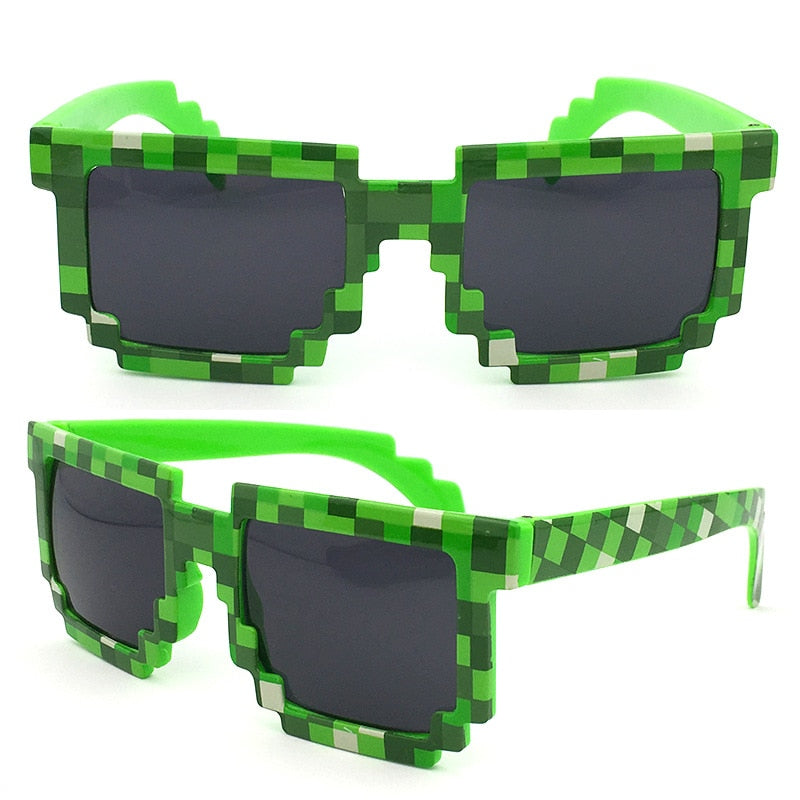 Bold frames of Mosaic Cosplay Sunglasses, showcasing anime-inspired style