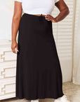 Full Size Soft Maxi Skirt