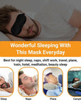 Travel eye mask set 3D contoured sleep mask Eye mask for travel Pack of two eye masks Portable sleep mask duo Comfortable travel eye shades Restful sleep on the go Soft eye mask for flights Sleep aid for travelers Convenient travel sleep accessories