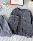 Winter Soft Velvet Pajamas Set