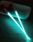 LED chopsticks Lightsaber utensils Novelty dining Geeky gadgets Futuristic tableware Star Wars chopsticks Illuminated dining Sci-fi kitchenware Fun food accessories Glow-in-the-dark chopsticks