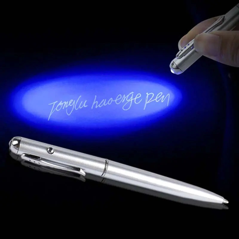 UV light ballpoint pen Invisible ink pen with UV light Secret message pen with ultraviolet light UV flashlight pen for hidden messages Ballpoint pen with invisible ink and UV light Spy pen with ultraviolet ink UV marker pen for covert communication Invisible ink pen with UV flashlight Secret message pen with blacklight UV light writing pen for clandestine notes